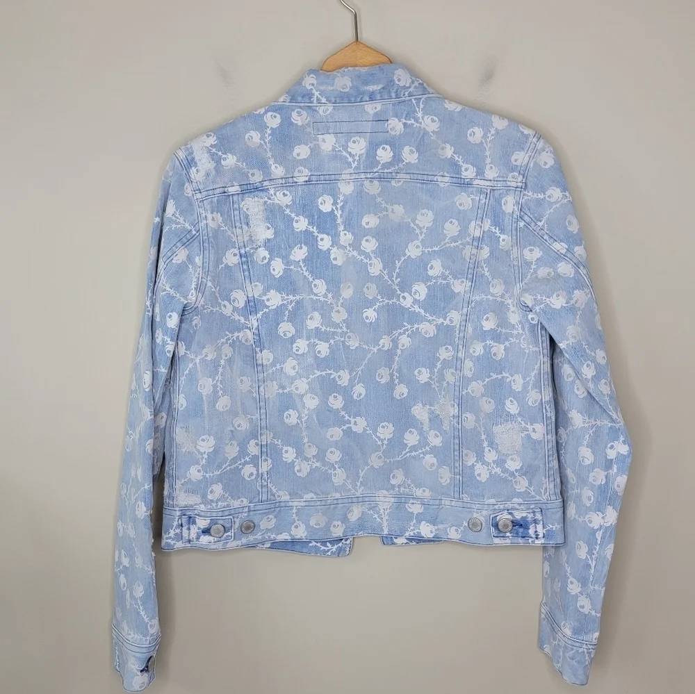 Ralph Lauren Black Label | Floral Denim Jacket - Picture 4 of 7